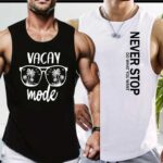 MENS SLEEVELESS T SHIRT 2 PCS COMBO