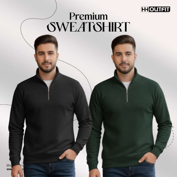 5 (5) SWEATSHIRT 2 PCS COMBO BEST DEAL - Image 1