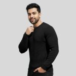 Premium Round Neck Sweatshirt Black
