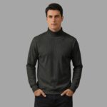 PREMIUM HIGH NECK SWEATSHIRT BLACK